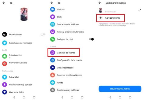 Cómo tener más de dos cuentas abiertas en Facebook Messenger