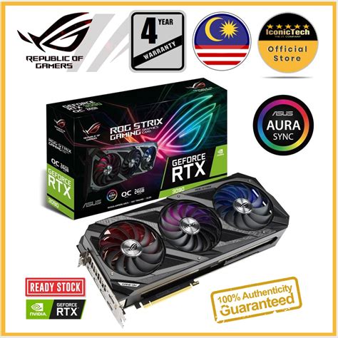 Asus Rog Strix Rx 6700xt 12gb Oc Gaming Graphics Card Asus Rog Strix