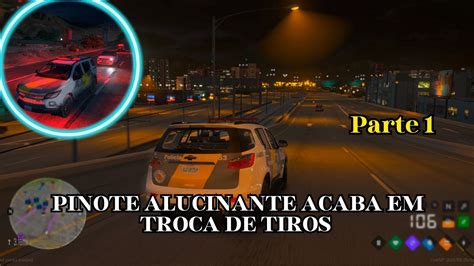 PINOTE ACABA EM TROCA DE TIROS E DOIS POLICIAIS BALEADO GTA ROLEPLAY