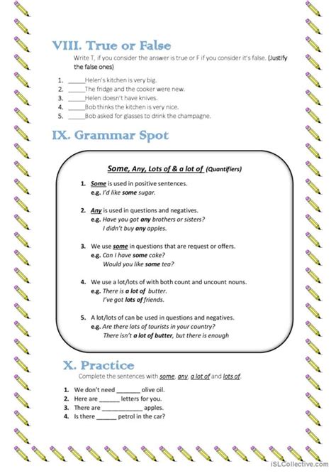 Some Any English Esl Worksheets Pdf And Doc