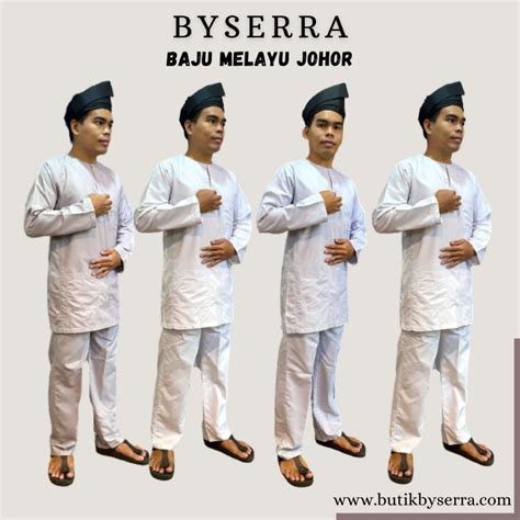 Baju Melayu Johor Butik Byserra