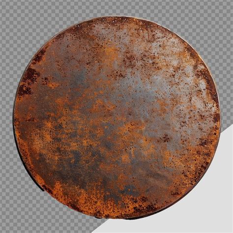 Premium Psd Rusty Metal Plate Png Isolated On Transparent Background