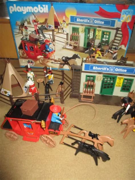 Playmobil 4431 Western Set Jubiläum 30 J Sheriff´s Office Kutsche