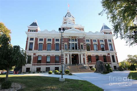 Johnson County Courthouse in Franklin Indiana 6368 Photograph by Jack Schultz - Fine Art America