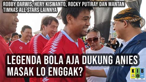 PAKAI SERAGAM TIMNAS LEGENDA BOLA ROBBY DARWIS DKK HADIRI DEKLARASI