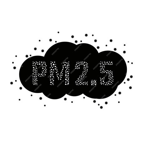 Premium Vector Pollution Pm25 Icon Dust In The Air Safety Concept