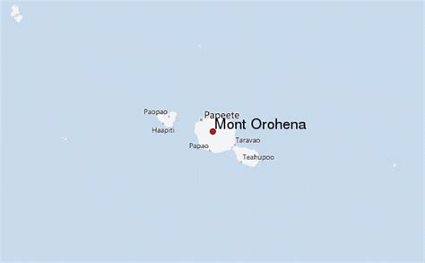 Mont Orohena Mountain Information