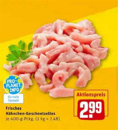 Pro planet Info Frisches Hähnchen geschnetzeltes Angebot bei REWE