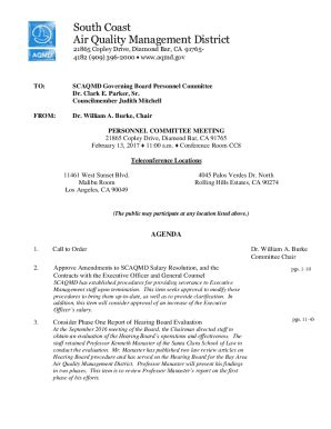 Fillable Online South Coast Air Quality Management District