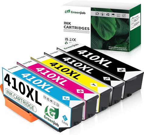 Amazon Greenjob 410XL Remanufactured Ink Cartridges Replacement