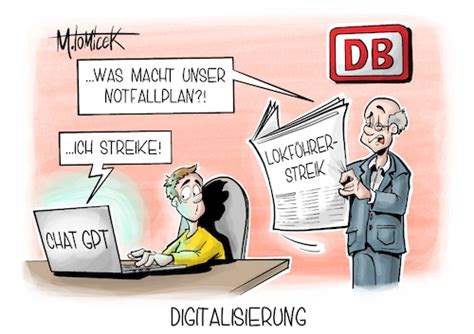 Digitalisierung Von Mirco Tomicek Politik Cartoon TOONPOOL