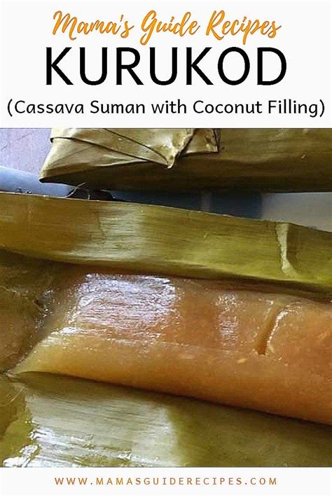 Loading Kurukod Of Eastern Samar Cassava Suman With Coconut Filling Ingredients For The