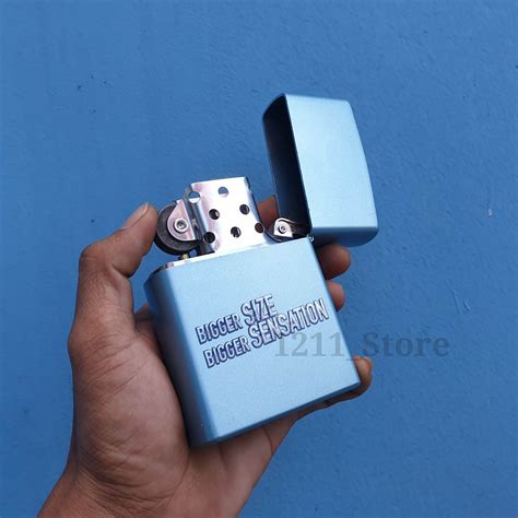 Korek Api Zippo JUMBO FULL BESI Sumbu Minyak Lazada Indonesia