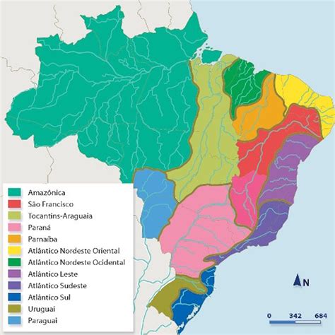 Mapas Hidrográficos Do Brasil FDPLEARN