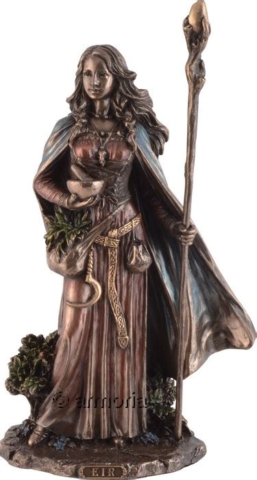 Vente Figurine Eir D Esse Nordique De La Gu Rison Aspect Bronze Marque