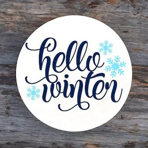 Winter Signs SVG Bundle, Hello Winter SVG, Digital Download, Cut Files ...