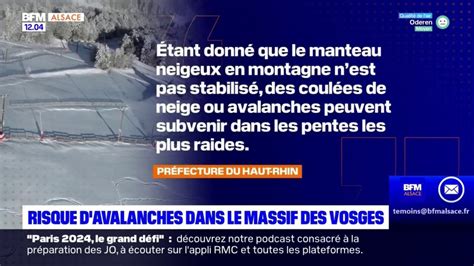 Vosges Un Risque D Avalanche Important Dans Les Massifs Le Haut Rhin