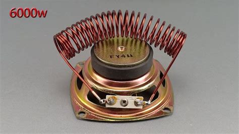 Watt Free Energy Generator With Speaker Tools And Copper Wire Use