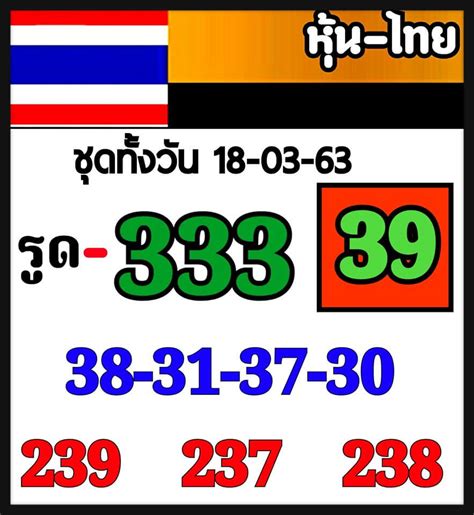 หวยหุ้น 18363 สูตรวิเคราะห์หวยหุ้นไทยวันนี้ เลขเด่นตลอดทั้งวัน