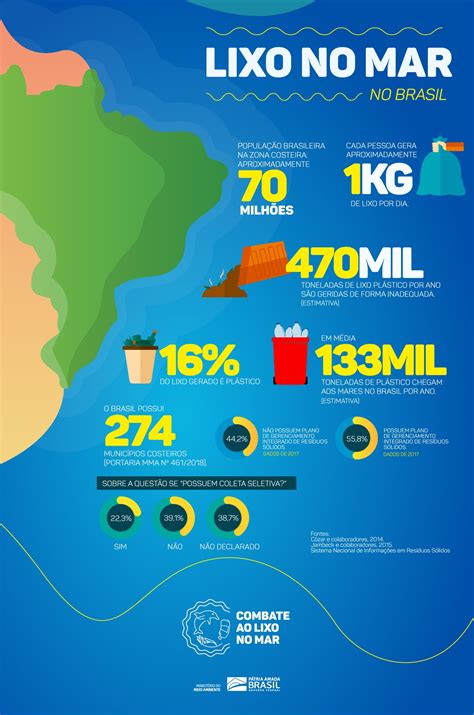 Lixo No Mar Dados Do Brasil IGUi Ecologia