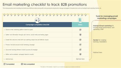 Email Marketing Checklist 2026