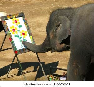 Thai Elephant Painting