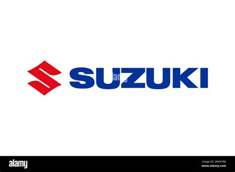 Suzuki Motorcycle India Limited, Logo, White Background Stock Photo - Alamy