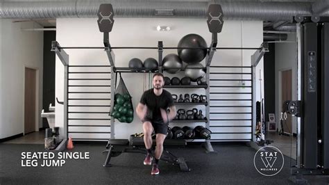 Seated Single Leg Jump Youtube