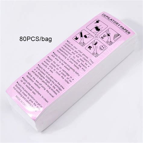 Cheap 100pcs Hair Removal Non Woven Wax Paper Rolls Epilator Wax Strip