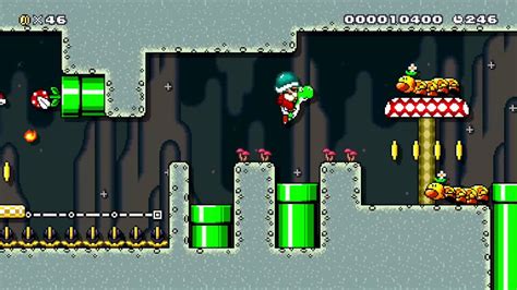 Super Mario Maker Levels Underground Garden Youtube