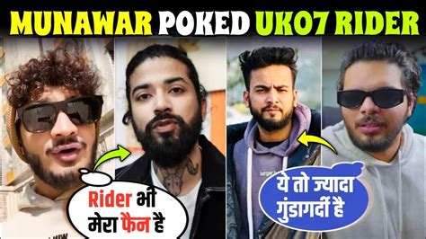 Munawar Faruqui Poked Uk Rider Anurag Dobhal Lakshay Chaudhary React