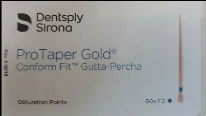 Suppliers Kalma Protaper Gold Conform Fit F Gutta Percha Tips