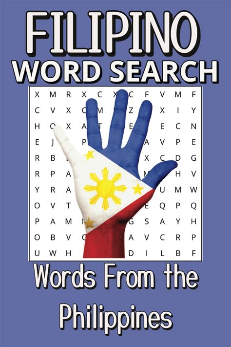 filipino word search word searches  easy  read print  words