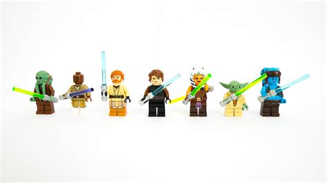 Download Lego Star Wars Jedi Minifigures Lineup | Wallpapers.com