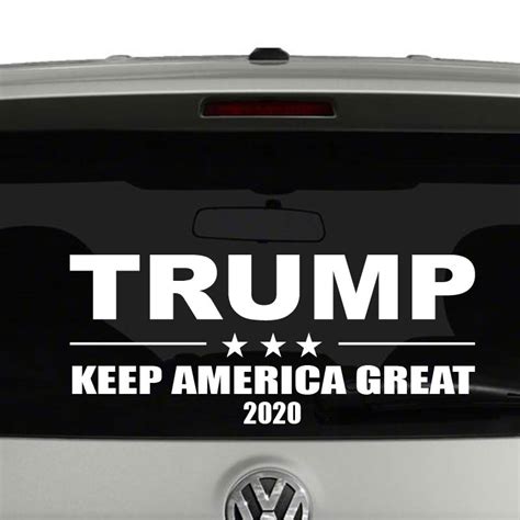 President Trump 2020 Keep America Great Vinyl Decal Sticker