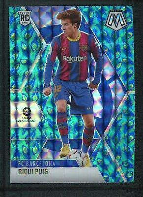 2020 21 RIQUI PUIG PANINI MOSAIC LALIGA SANTANDER PEACOCK ROOKIE RC 59