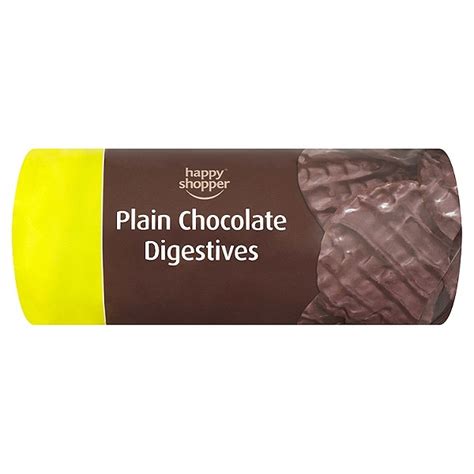 Happy Shopper Plain Chocolate Digestives 200g 12 Packs Europe