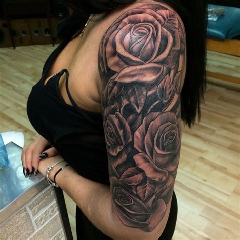 Rose Half Sleeve Tattoos Rose Half Sleeve Tattoo Colorful Rose