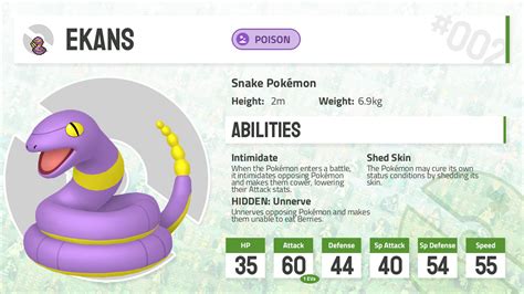 0023 Ekans Pokecharms PokéDex