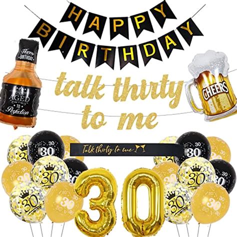 Joymemo Gold Black Th Birthday Party Decorations Funny Birthday