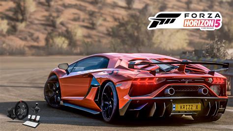 FASTEST CAR AVENTADOR SVJ 2018 LAMORGHINI FORZA HORIZON 5 PXN V10 YouTube