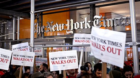 “The Sulzbergers Must Hate This”: Scenes From The New York Times Picket ...