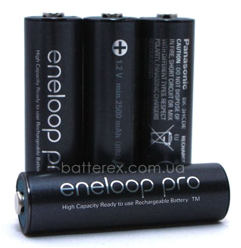 AA Panasonic Eneloop Pro 2600 mah min 2500mah BK 3HCDE поштучно