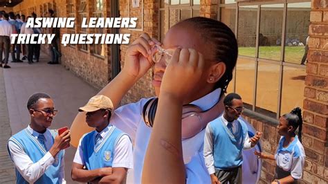 Asking Leaners Tricky Questions High School Edition Sa Youtuber 🇿🇦