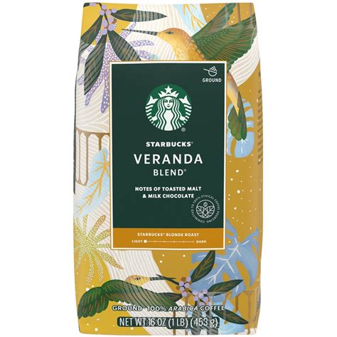 Starbucks Ground Veranda Blend Coffee Blonde Oz Per Bag Ground