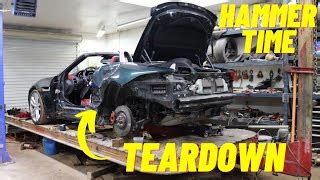 Wrecked Supercharged Jaguar F Type S Full Teardown Doovi