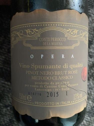 Cantine Conti Perocco Opera Pinot Nero Brut Rosè Vivino US