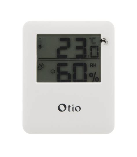 Thermomètre Hygromètre intérieur magnétique Blanc Otio