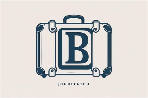 Premium Photo | Letter B with suitcase travel bag logo vector template ...