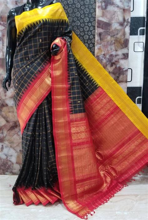 Handloom Gadwal Pure Silk Sarees Etsy